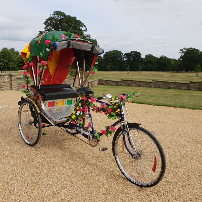 traditional rickshaw bicycle for hire